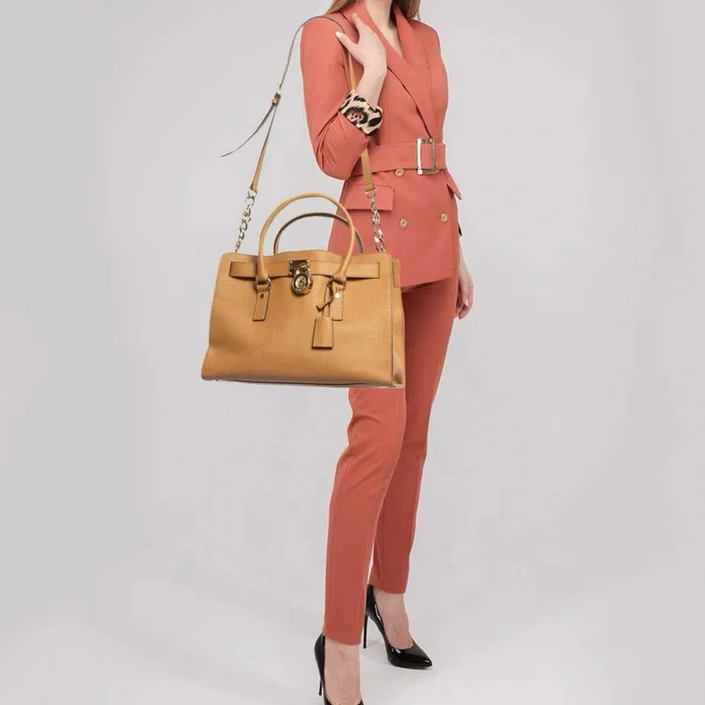 Michael Kors Tan Satchel with Gold Hardware - Picture 2 of 9